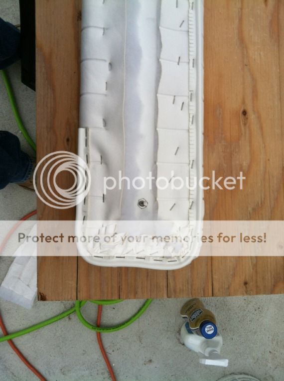 Building new coaming bolsters